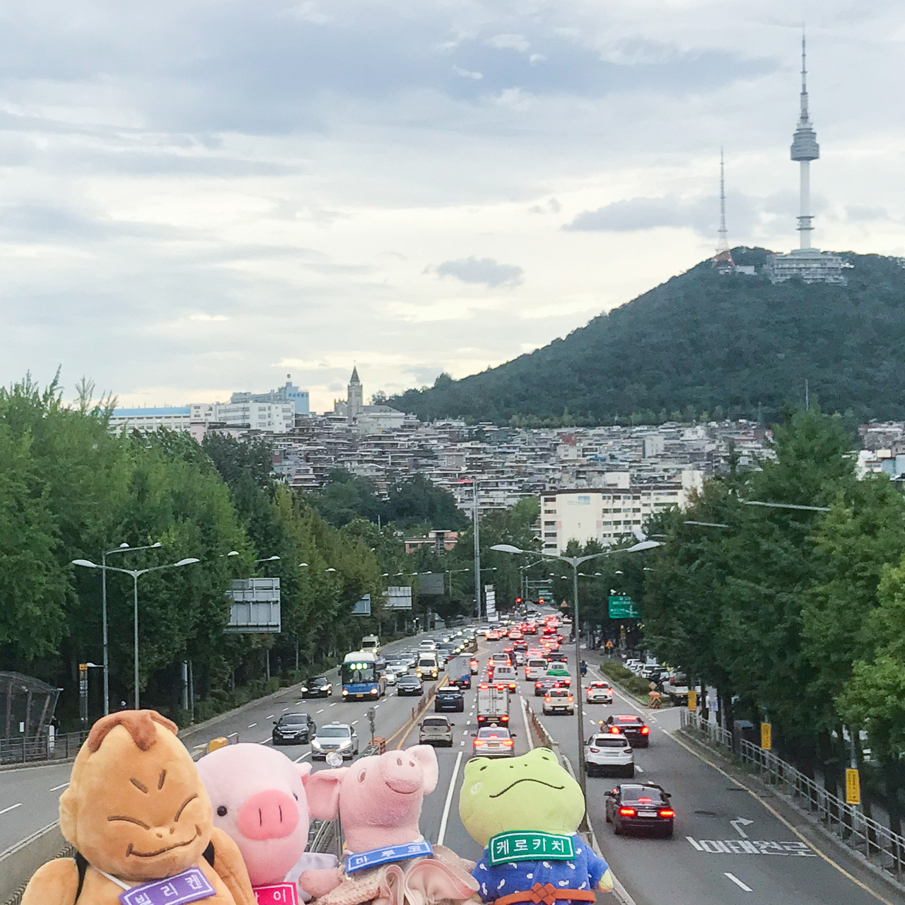 주인 대신해 한국여행 온 인형들. 인형들의 한국여행 과정은 시시각각 주인들에게 전해져, 새로운 개념의 대리여행 기회를 제공한다.