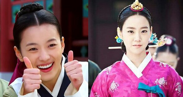숙빈 최씨에 대한 두 가지 해석. 드라마 ‘동이’는 선한 묘사, ‘장옥정 사랑에 살다’는 부정적 묘사를 했다.