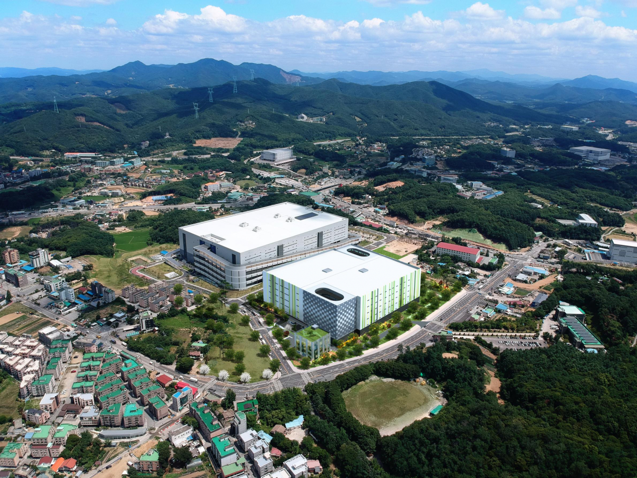 경기도 용인시 처인구 양지 유통업무설비 공동집배송센터 조감도. [한미글로벌 제공]