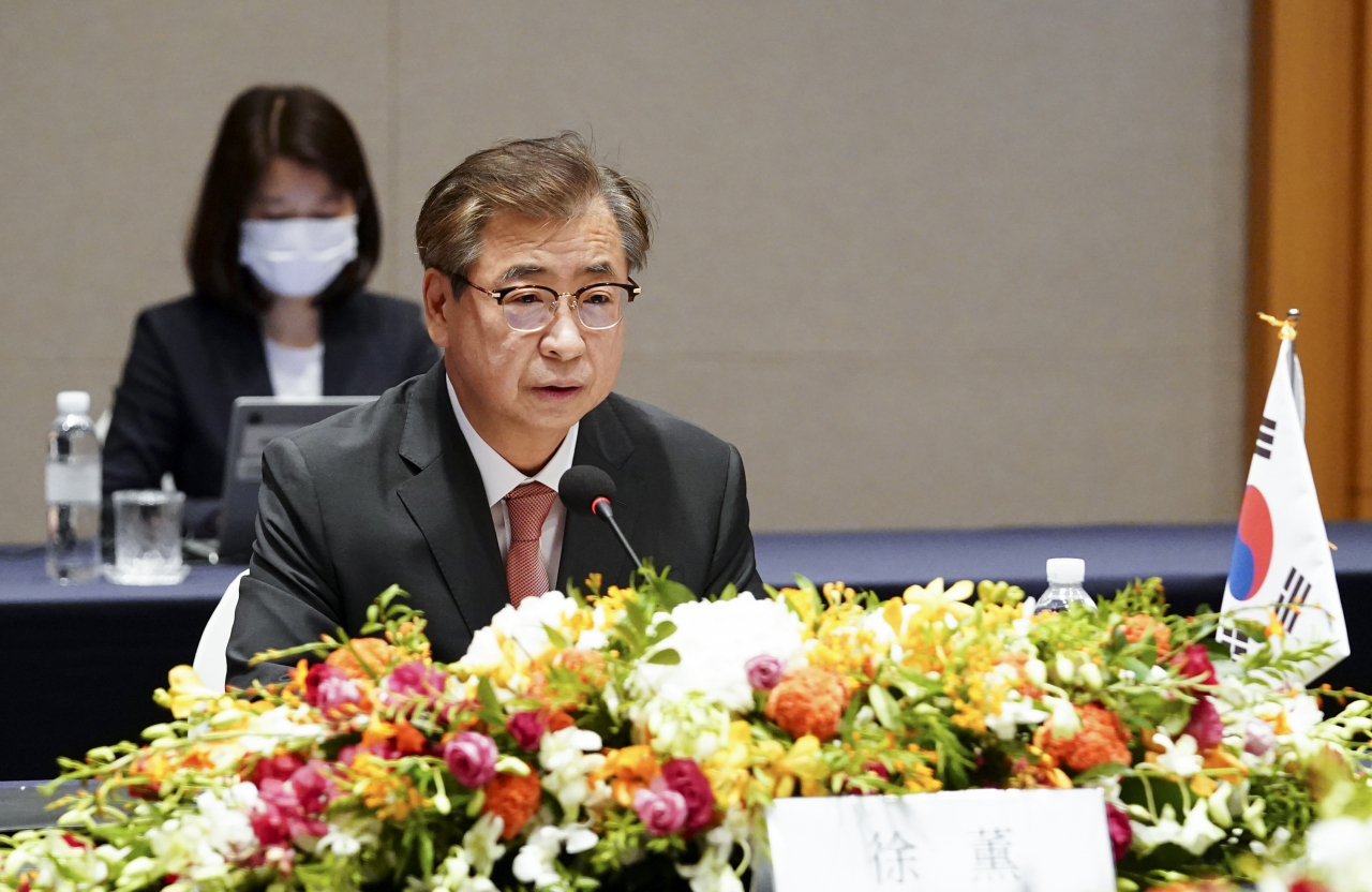 서훈 청와대 국가안보실장. [연합]