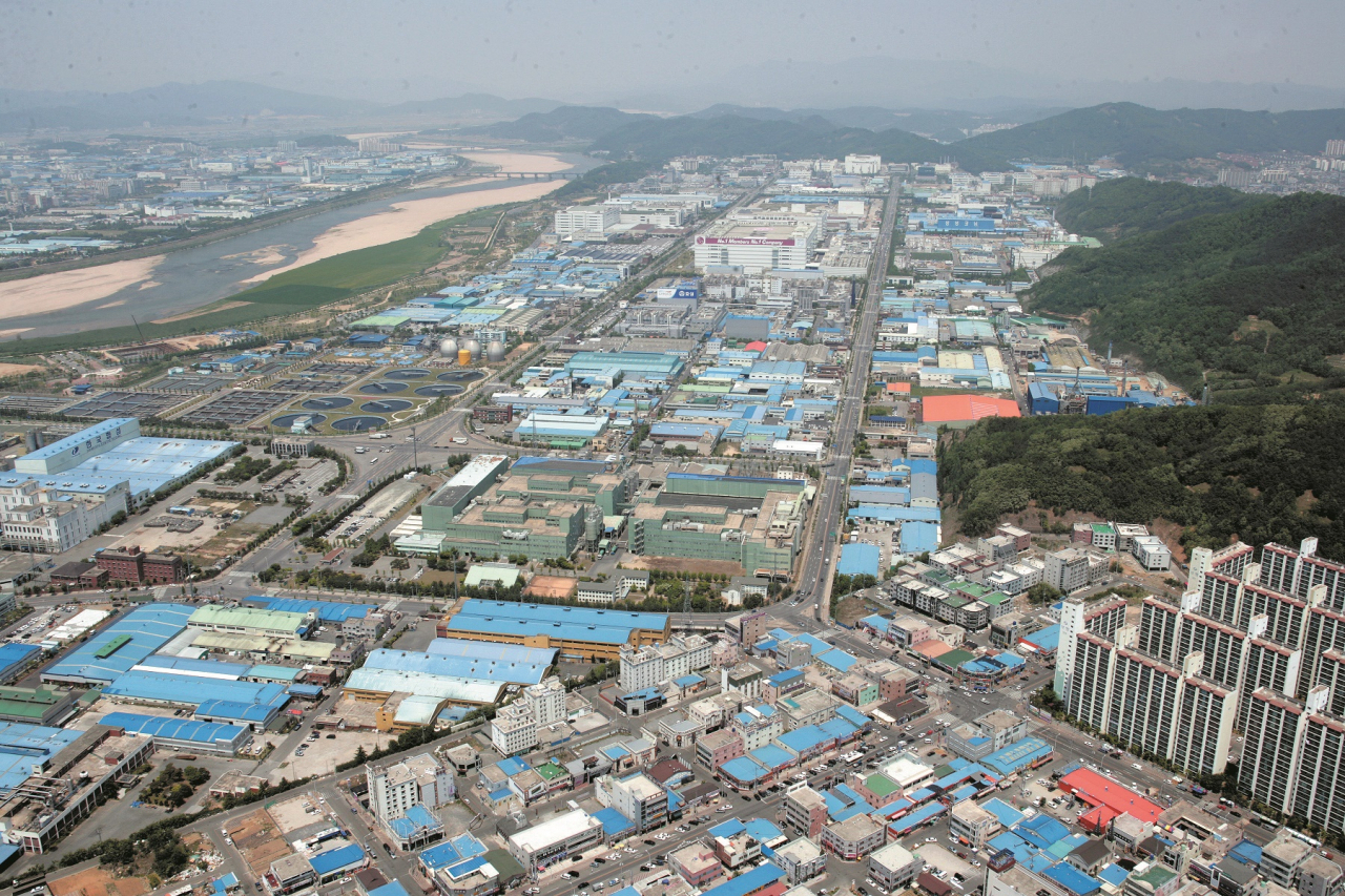 구미 국가산업 2·3단지 모습.[구미시 제공]