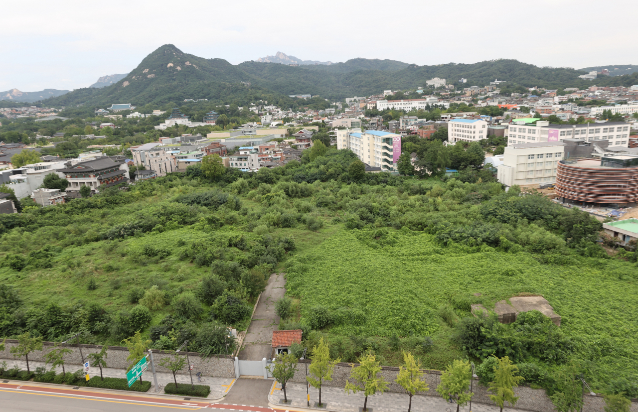 서울 종로구 송현동 대한항공 부지의 모습. [연합뉴스]