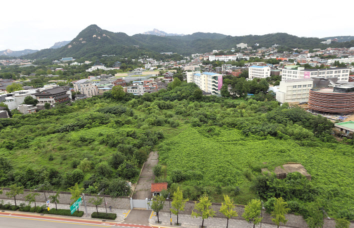 서울 종로구 송현동 대한항공 부지의 모습. [연합]
