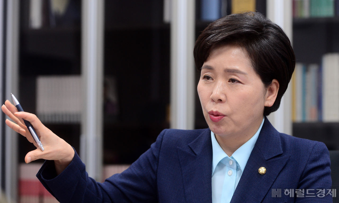 양향자 더불어민주당 의원. 이상섭 기자 babtong@heraldcorp.com