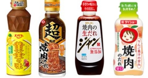 일본 내 야키니쿠 소스 신상품