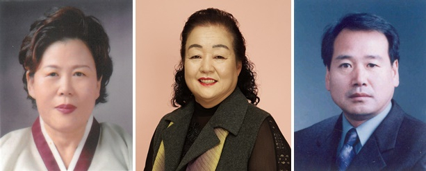 왼쪽부터 김명자, 이순자, 정상권 씨.