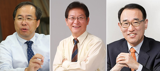 왼쪽부터 김정호·이혁모·임용택 교수.[KAIST 제공]