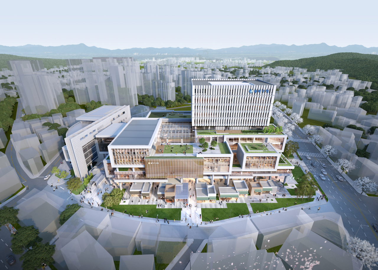 동작구 신청사가 들어서는 장승배기 종합행정타운 조감도. [각 자치구 제공]