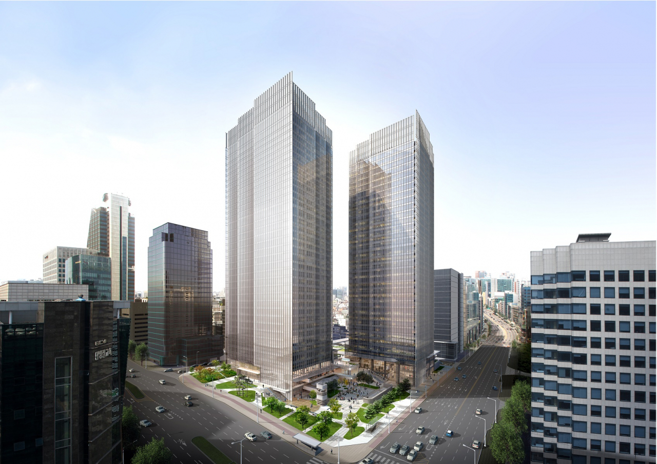 신세계조선호텔이 오는 2021년 상반기께 서울 강남 테헤란로에 선보이는 '조선 팰리스 서울 강남, 럭셔리 컬렉션' 호텔 [사진제공=신세계조선호텔]