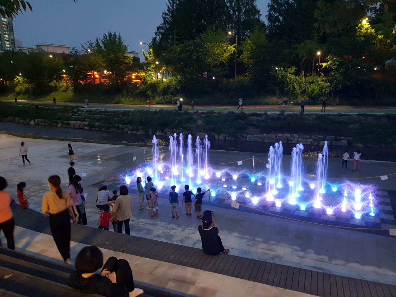 성서대 앞 바닥분수. [노원구 제공]