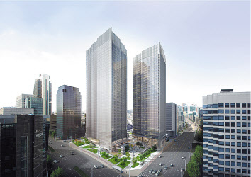 신세계조선호텔이 오는 2021년 상반기께 서울 강남 테헤란로에 선보이는 ‘조선 팰리스 서울 강남, 럭셔리 컬렉션’호텔 [신세계조선호텔 제공]