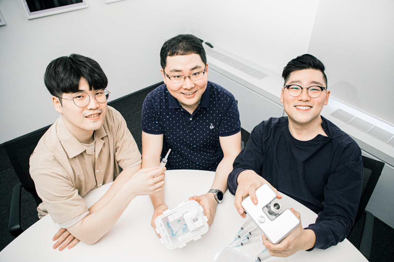 제임스 다이슨 어워드 2020 국내전 우승작 ANDY를 개발한 연세대 및 카이스트 학생팀 [다이슨코리아 제공]