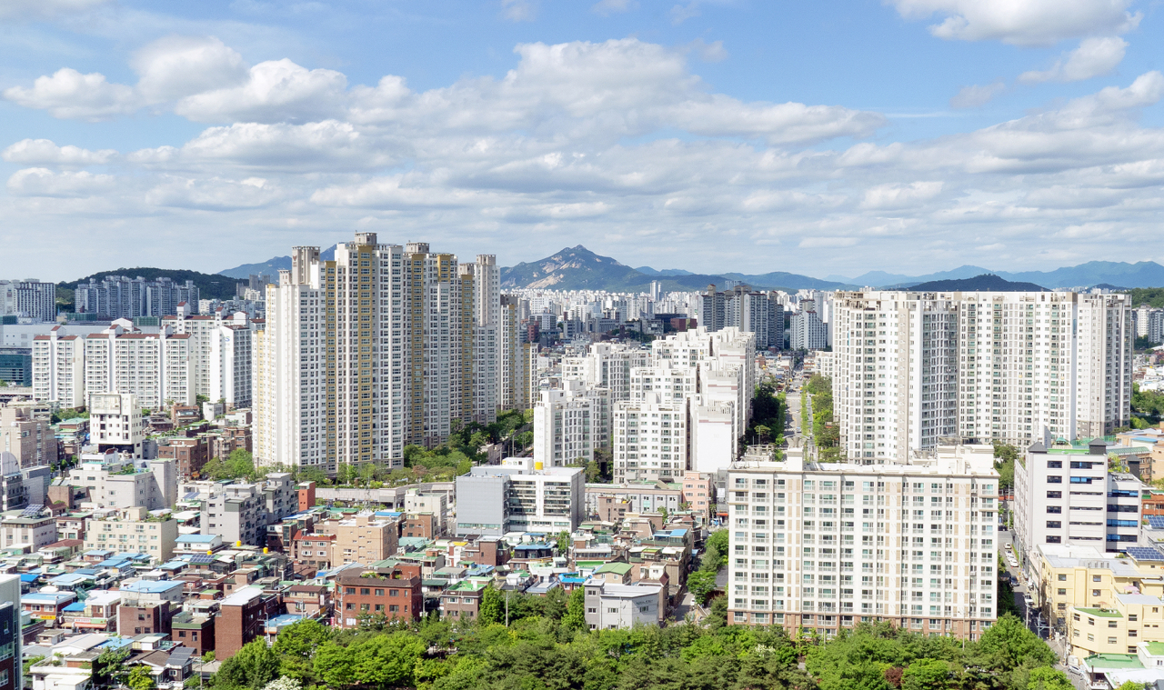 동대문구 공동주택 전경 이미지.