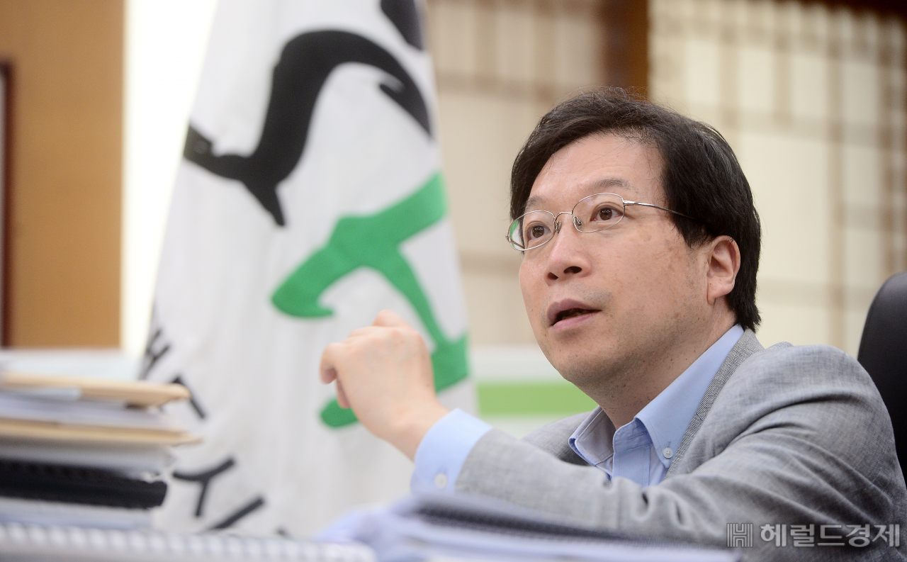 김세용SH공사 사장은 “도시재생은 공간을 예쁘게 하는 것보다 일자리, 산업을 만들어내는 것이 중요하다”고 말했다. [이상섭 기자]