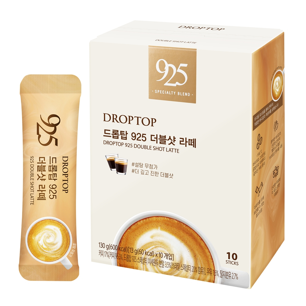 '드롭탑 925 더블샷 라떼'