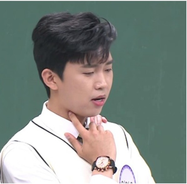 브리스톤 시계를 착용한 임영웅 [JTBC 아는형님 캡처]