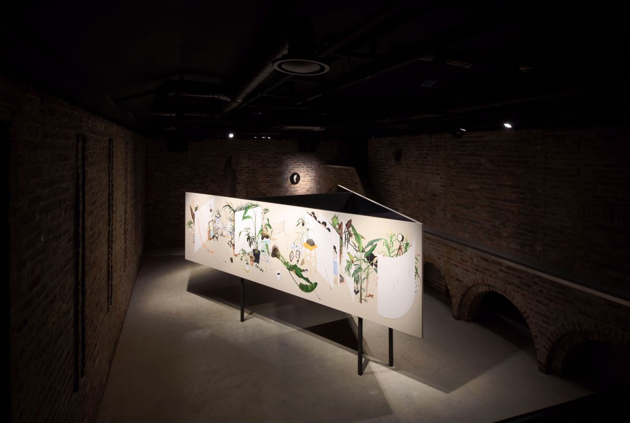 Pictured is an installation view of the exhibition “The Unperceived” at the Arario Museum in Space, in Jongno-gu, central Seoul. (Arario Museum in Space)