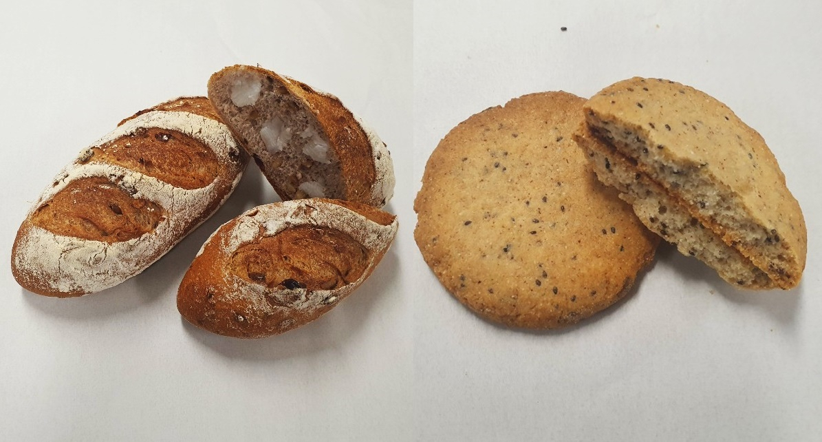 수수빵과 수수치아씨드 쿠키[사진=농촌진흥청]