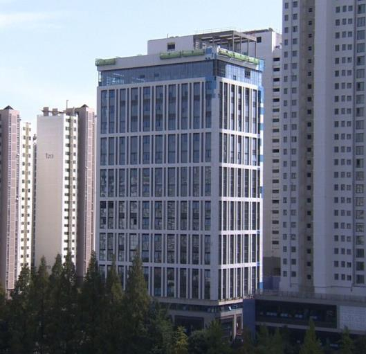 인천광역시가 청사 별관으로 매입 예정인 ‘구월 지웰시티 오피스’ 건물 외관 모습.