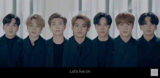 방탄소년단 유엔 영상 메시지 캡처