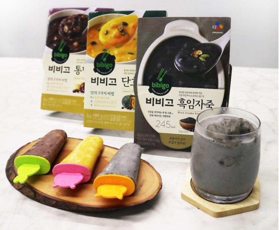CJ제일제당 ‘흑임자 큐브 라떼’ [사진= CJ제일제당]
