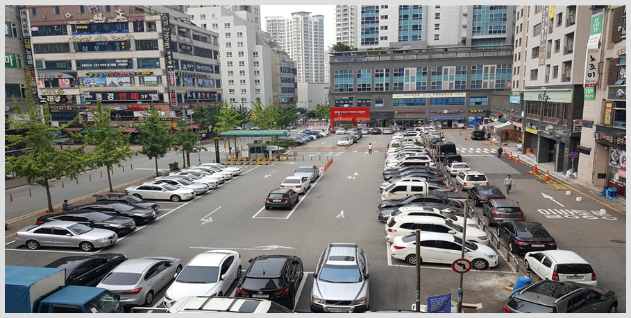 광장 주차장. [화성도시공사 제공]