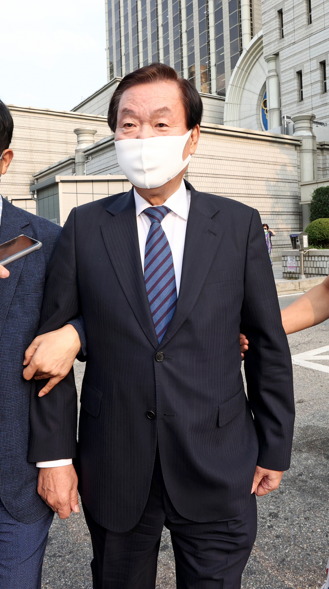 김경재 전 한국자유총연맹 총재. [연합]