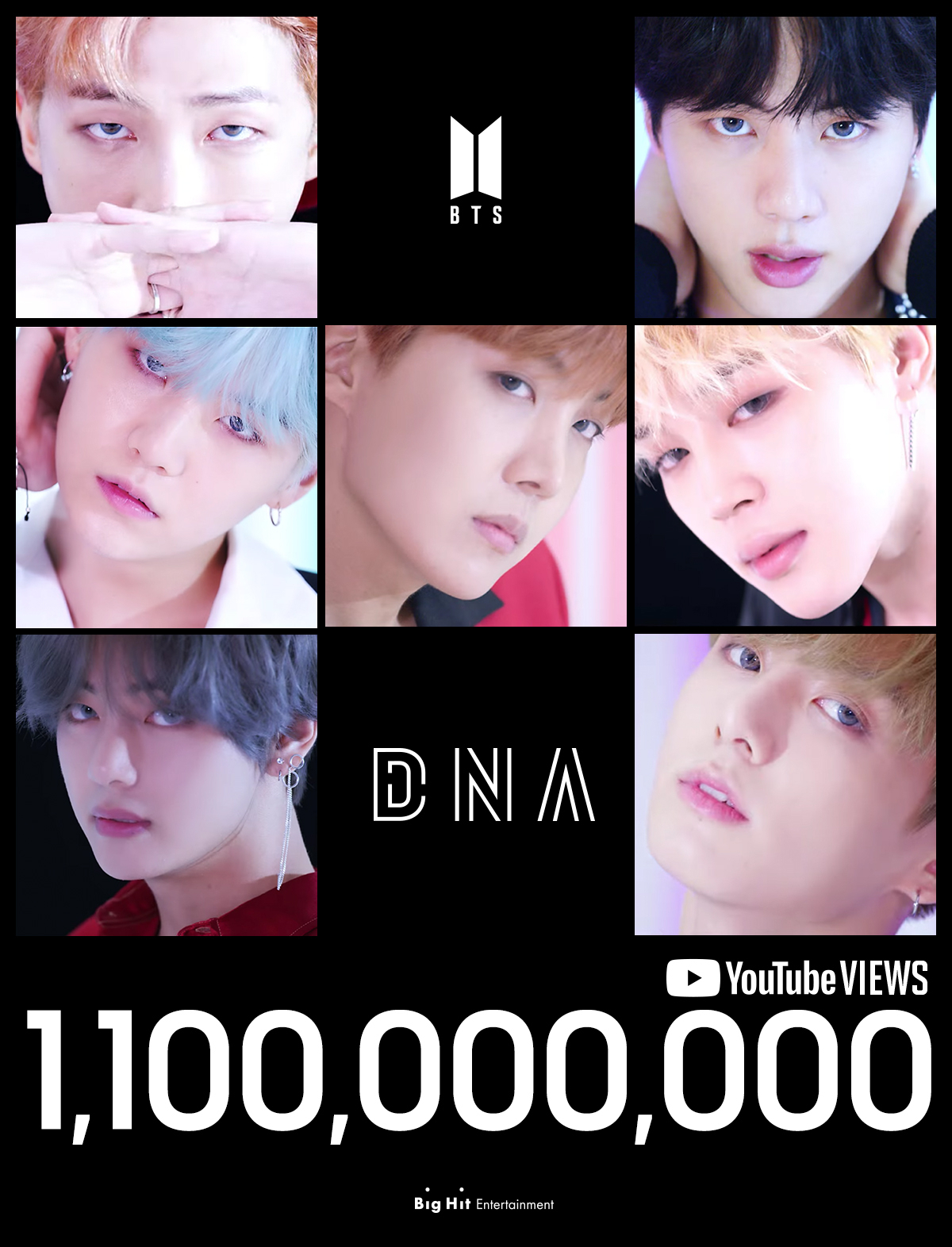 방탄소년단 'DNA' [빅히트엔터테인먼트 제공]