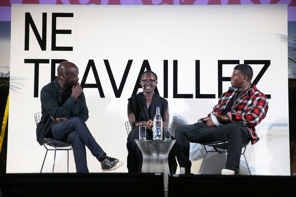 David Adjaye, Jon Gray and Lynette Yadom-Boayke, photograph &copy; 2018 Plastiques Photography