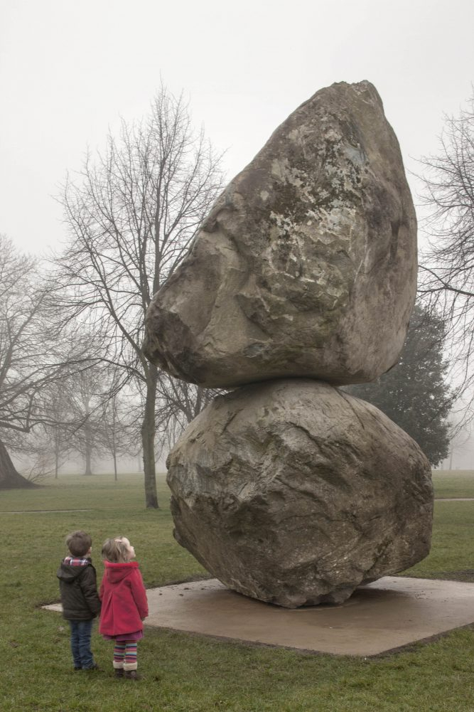 Fischli/Weiss Rock on Top of Another Rock, 2013 Installation view, Serpentine Gallery, London (7 March 2013 - 30 September 2014) &copy; Peter Fischli David Weiss, Photograph &copy; 2013 Morley von Sternberg