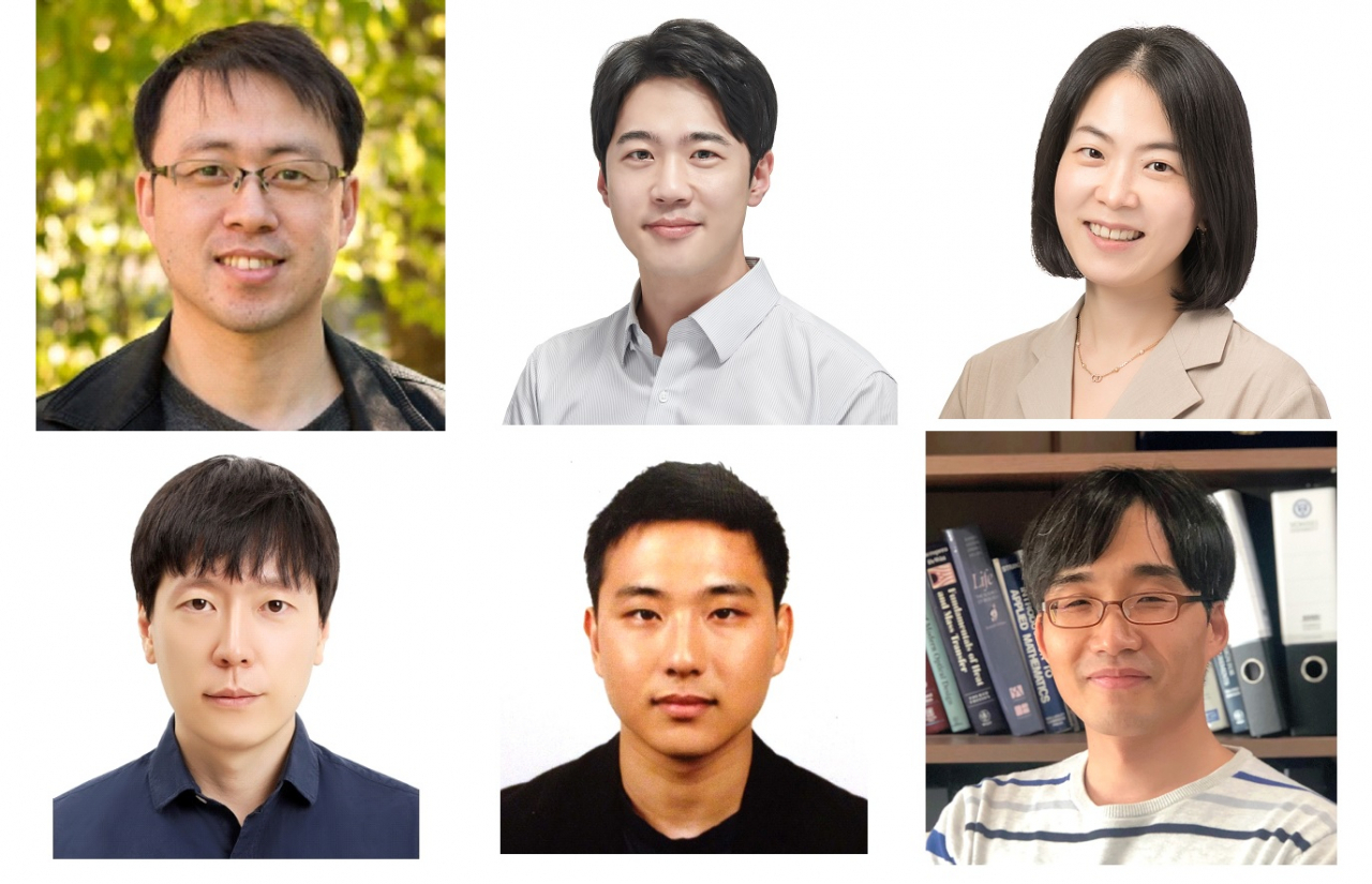 삼성미래기술육성사업 2020년 하반기 지원 과제에 선정된 교수들. 포스텍 서종철 교수, 서강대 유효빈 교수, 강원대 이지민 교수, 연세대 주철민 교수, 서울대 최명환 교수, KAIST 황보제민 교수(왼쪽 위부터 시계방향) [삼성전자 제공]