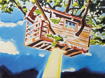 노베르트 비스키, Occulto, oil on canvas, 30&times;40cm, 2006