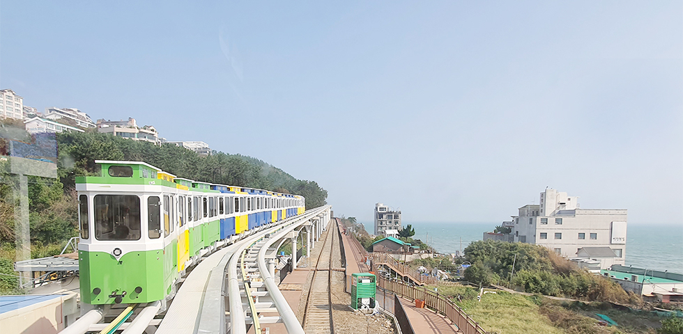 해운대 해변열차·스카이 캡슐, [해운대 블루라인 파크 제공]