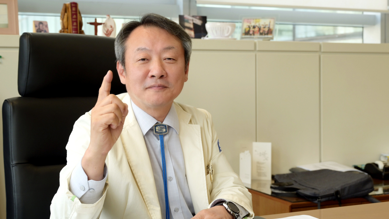 윤건호 대한당뇨병학회 이사장이 '1형 당뇨병 바로 알기 챌린지'에 참여했다.