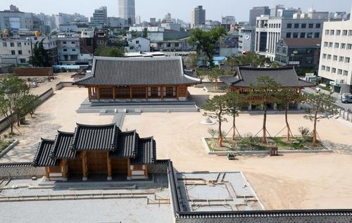 전주시 중앙동4가에 자리한 전라감영 복원현장. [전주시 제공]