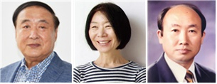 왼쪽부터 류제동 교문사 대표, 강맑실 사계절출판사 대표, 주병오 지구문화 대표
