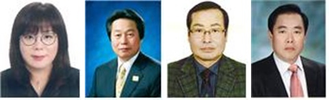 구리시민대상 수상자. 왼쪽부터 함정현·이재순·신재옥·오형근 씨.