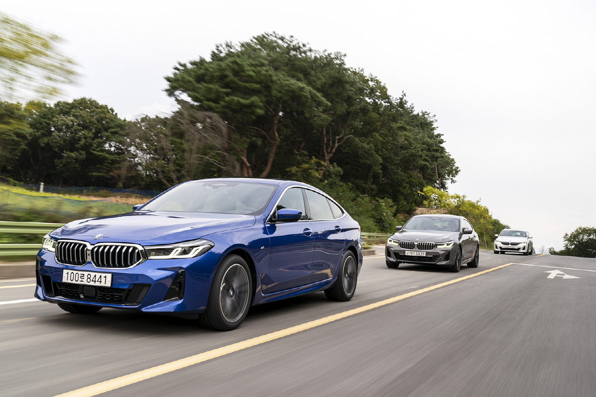BMW 코리아가 5일 경기도 광주 퍼들하우스에서 프리미엄 비즈니스 세단인 뉴 5시리즈와 럭셔리 투어러 모델 뉴 6시리즈 그란 투리스모를 공식 출시했다. 사진은 BMW 뉴 6시리즈 그란 투리스모. [BMW 코리아 제공]