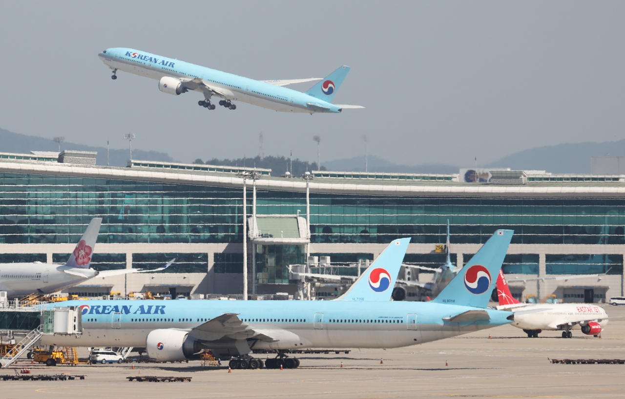지난 8일 오전 인천국제공항 제2여객터미널 모습 [연합]