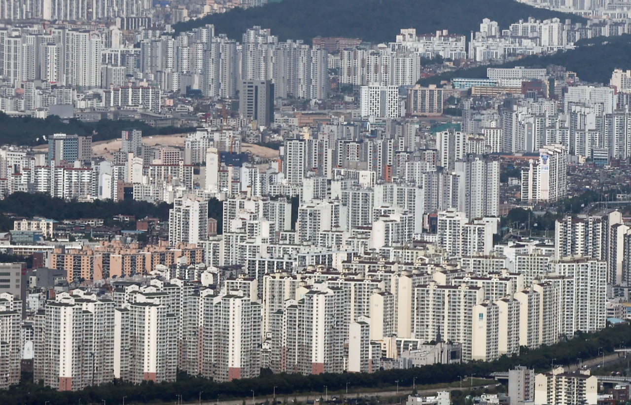 서울 시내 아파트 단지. [연합]