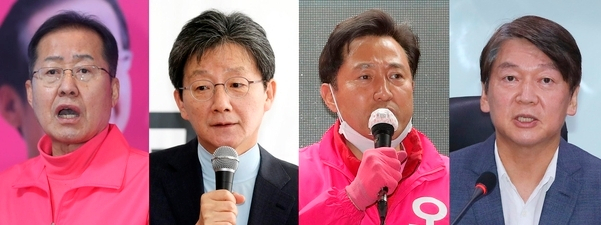 보수 야권 대권 후보.[연합]