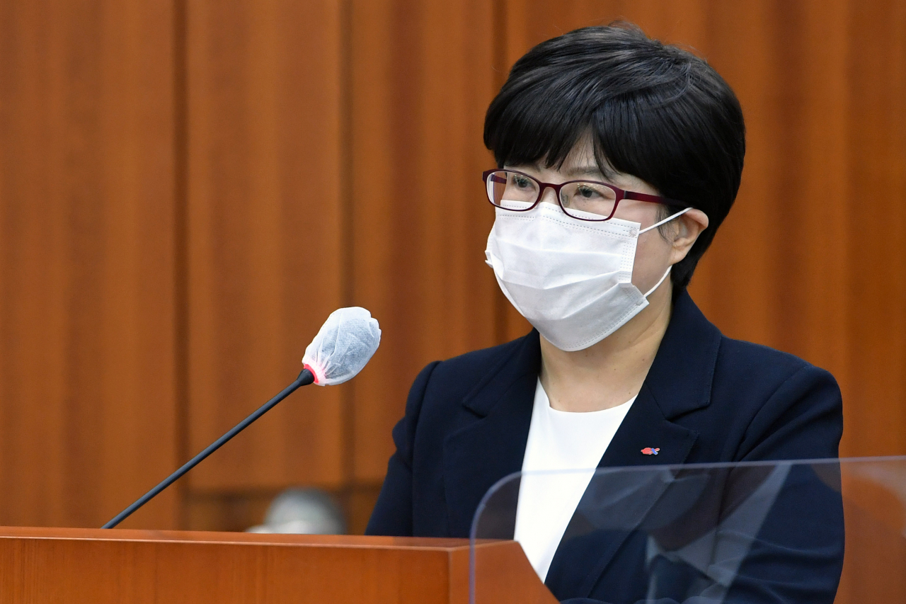 김진숙 한국도로공사 사장. [연합]