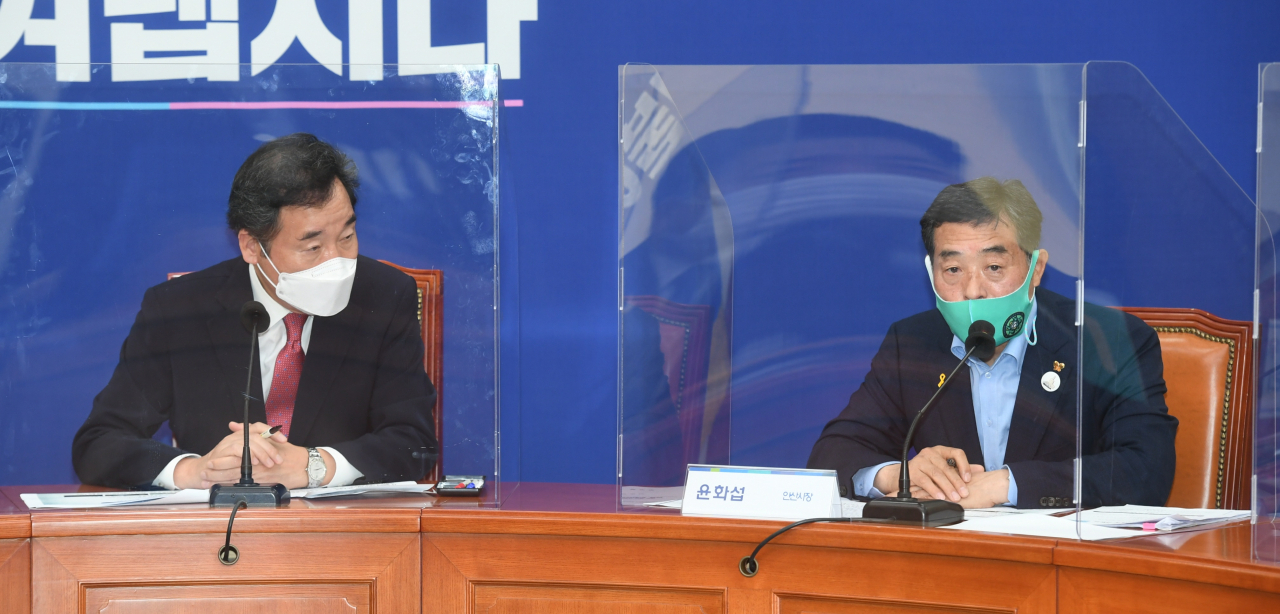 국회 민주당 대표실에서 조두순 출소 관련 피해예방 대책 간담회를 개최했다. [안산시 제공]
