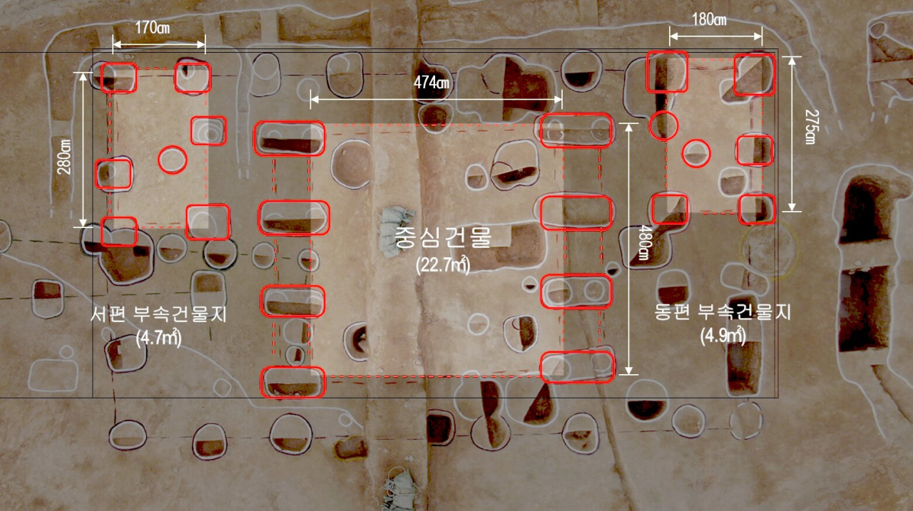 부여 쌍북리 유적의 건물지1.