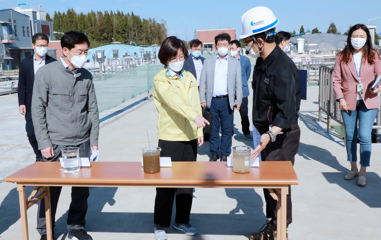 하수도 주요사업장 현장방문. [안성시 제공]