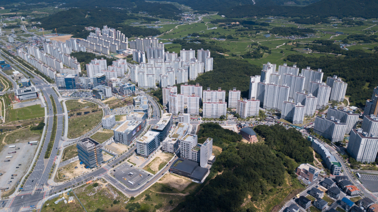 경북도청 신도시 전경.[경북도 제공]