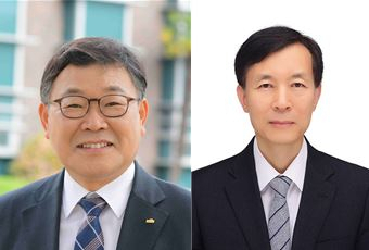 왼쪽부터 이정환 한국재료연구소 원장, 유석재 한국핵융합에너지연구원 원장.[NST 제공]