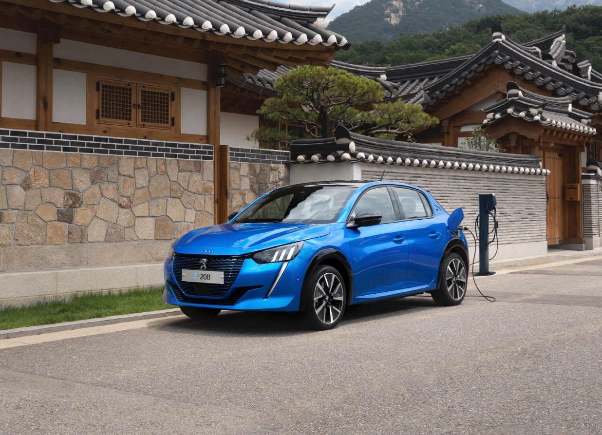 뉴 푸조 e-208. [한불모터스 제공]