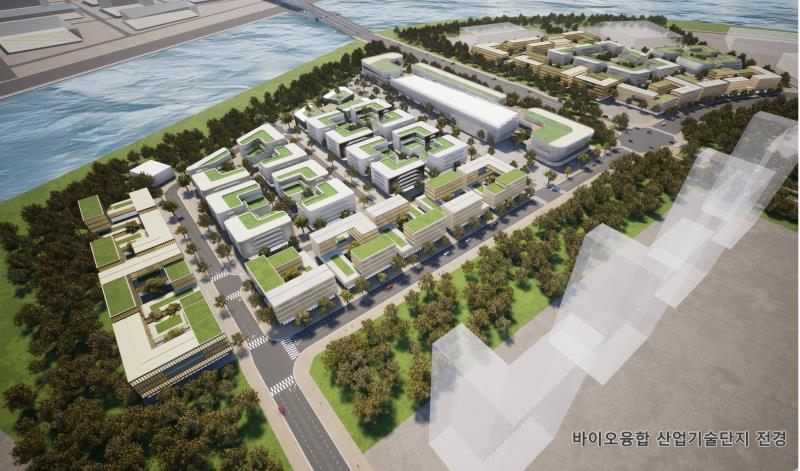 바이오융합 산업기술단지 조감도
