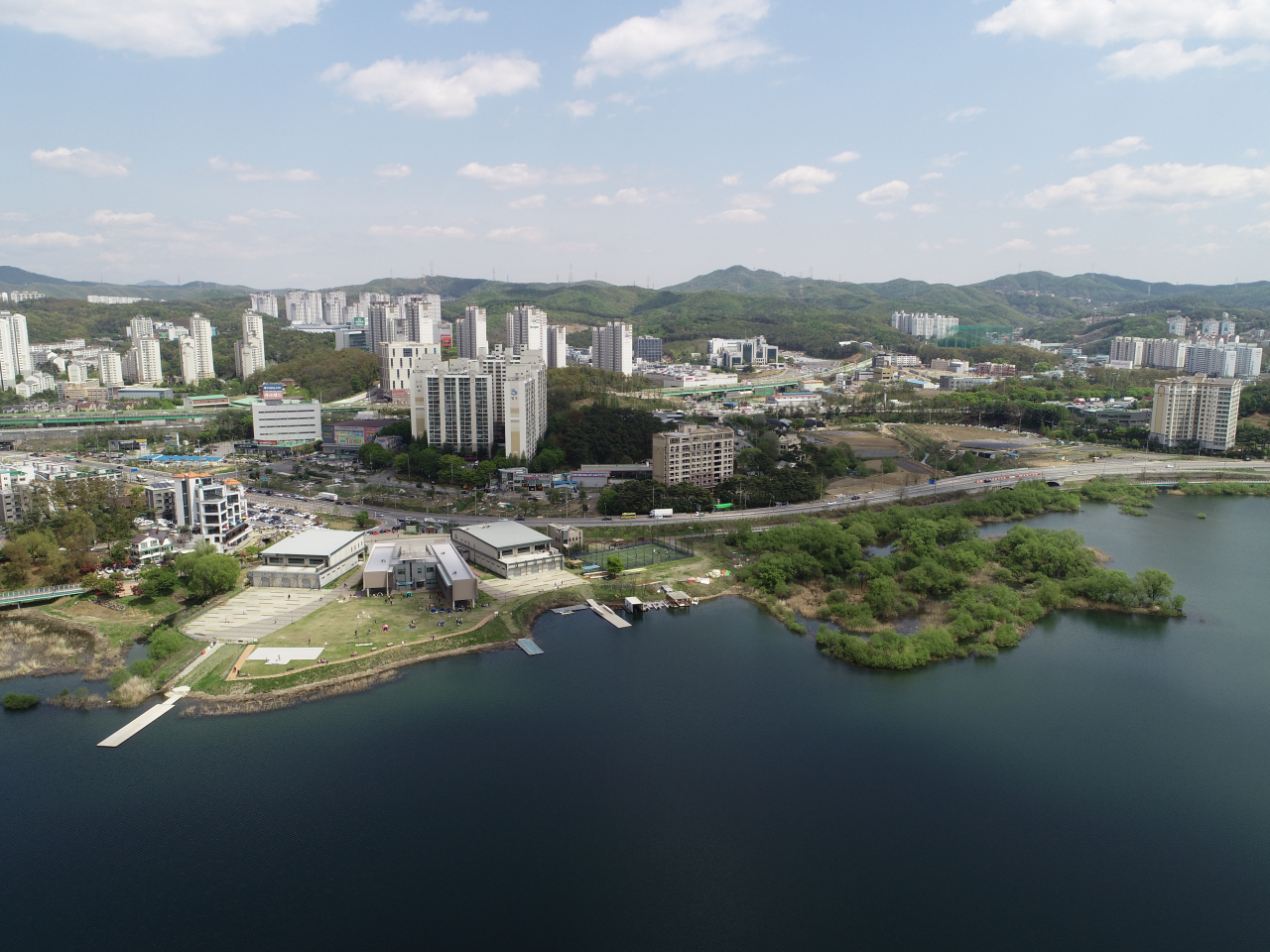 기흥저수지 일대 전경. [용인시 제공]